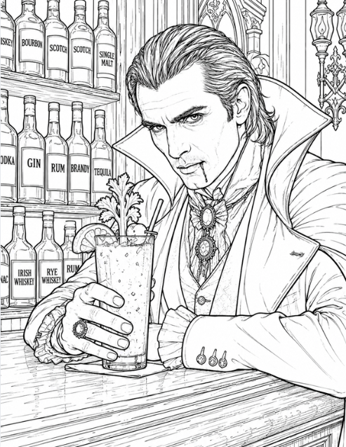 Halloween Inspirations Coloring Book (30 coloring pages)