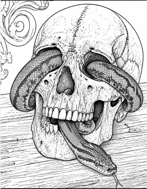 Halloween Inspirations Coloring Book (30 coloring pages)
